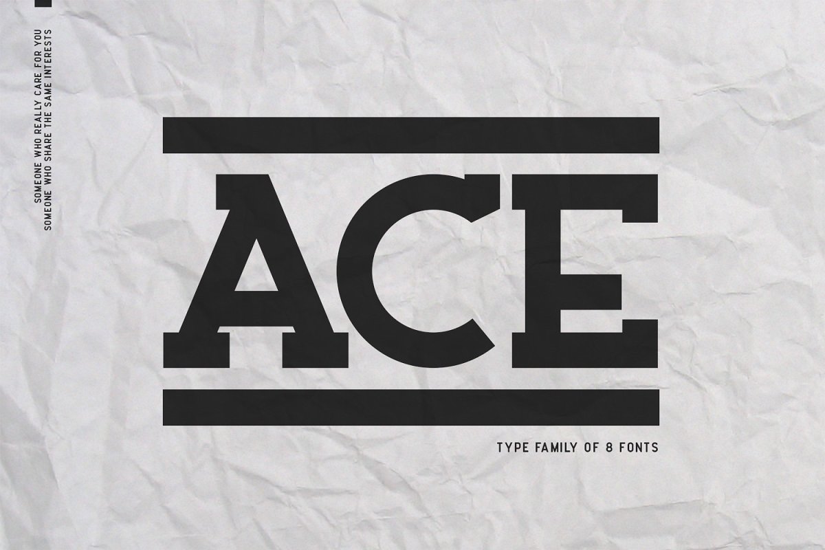 Шрифт Ace Serif